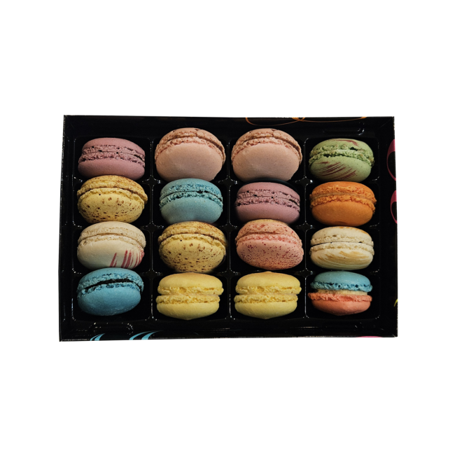Boîte de 16 macarons